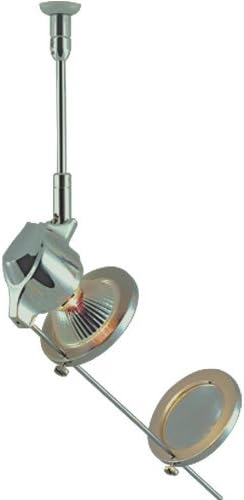 Jesco Lighting TM408CH-Вградени лампа с 4-Инчов бленда и ниско напрежение тапицерия, Регулируема Карданное пръстен,