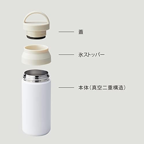 Бутилка за вода Dolce Duo SB-1695 с дръжка под формата на чаши, 11,8 течни унции (340 мл), С вакуумна изолация