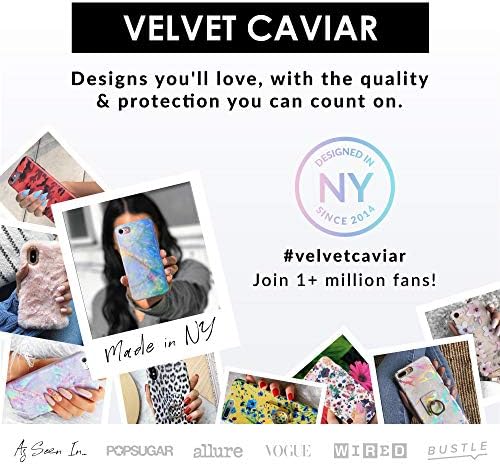 Прозрачен калъф Velvet Caviar за AirPod, който е съвместим с Apple Airpods 1/2 (розов блясък Stardust)