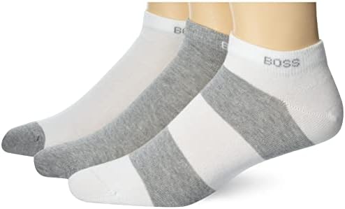 Мъжки Обикновена Чорапи в Рубчик с Голяма Лого BOSS