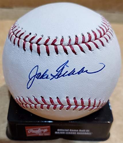 Официален представител на Мейджър лийг бейзбол Джейк ГИБС с Автограф - Бейзболни топки С Автографи