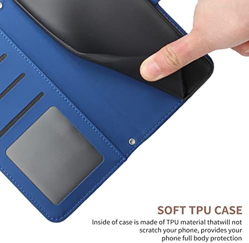 Калъф за телефон ONV Samsung Galaxy A30 - Универсален устойчив на удари чанта-портфейл с панти капак, Отделение