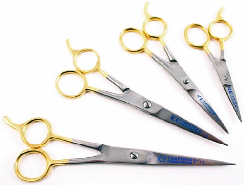 Набор от фризьорски ножици Gld:4.5:5.5:6.5&7.5- Почиства Косата