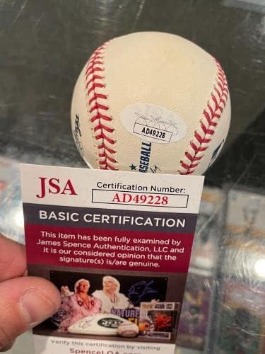 Боб Юкер, телевизионен водещ Сейнт Луис Кардиналс, Подписано и бейзболни топки Jsa Mint - Бейзболни топки с автографи