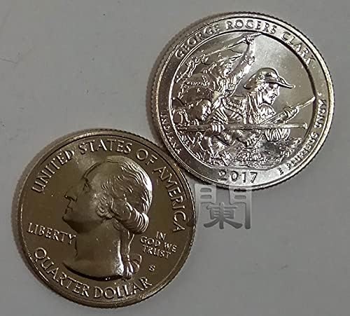 Възпоменателна монета Национален парк на САЩ 2017 № 40 S От колекцията Эдны Джордж РосгларнаКоин Възпоменателна