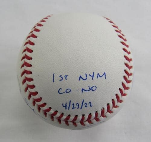 Едвин Диас Тейлър Мегилл Сет Луго +3 бейзболни топки с автограф на Роулингса без нападател Insc - Бейзболни