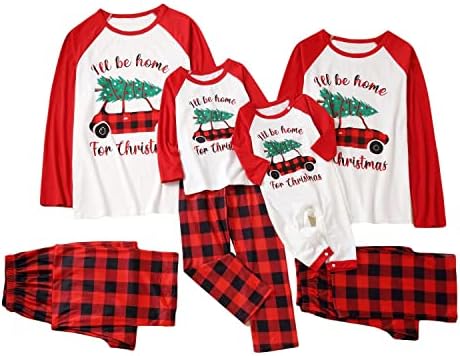 Семеен Коледен Пижамный Комплект, Коледни Пижами за Семейството, Подходящо Облекло за Семейството, Пижами за Семейни Премени, Коледна Пижама