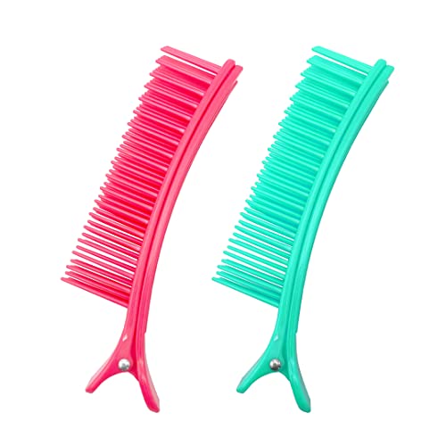 Щипки за разделяне на косата Colortrak (2 опаковки), бързо и ефективно да споделят косата по време на боядисване,
