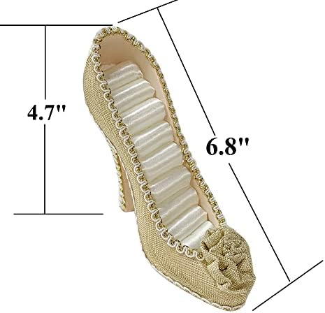 НИЕ Блестящ Притежателя на Пръстена за обувки На Висок Ток, Модни Бижута Дисплей Златен Буйни Подарък За Рожден