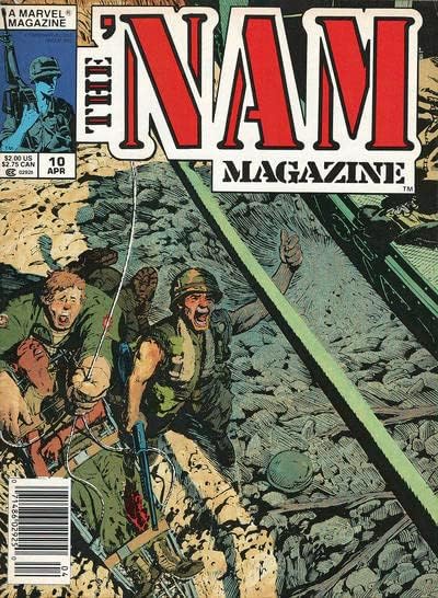 Списание Nam, № 10 (павилион за вестници) в Северна и Южна Америка; Комиксите на Marvel | Виетнам Майкъл Златни