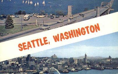 Пощенска картичка от Сиатъл, щата Вашингтон