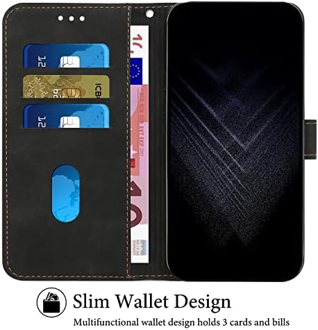 чанта-портфейл със защитна обвивка за вашия телефон, Съвместим с Samsung Galaxy A52 4G/ 5G/ A52S 5G, Ретро Калъф