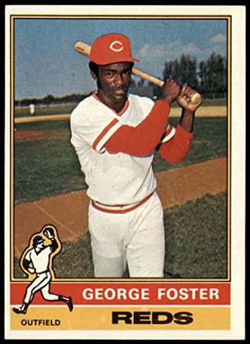1976 Topps 179 Джордж Фостър Синсинати Редс (Бейзболна картичка) БИВШИЯТ играч на червените