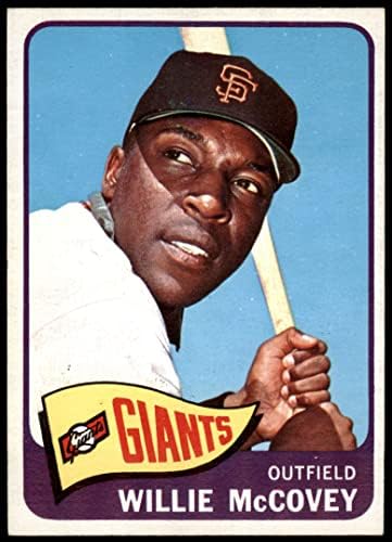 1965 Topps 176 Уили Маккови Сан Франциско Джайентс (бейзболна картичка) ДОБРИ Джайентс