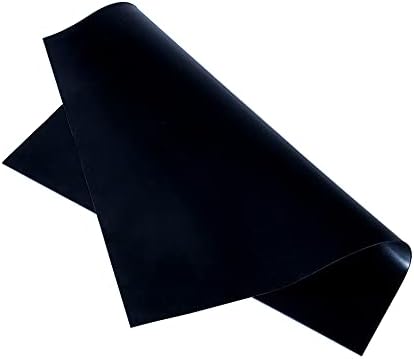 Лист черен силиконов каучук 500X500 mm Черен Силиконов Лист Гумена Плоча от Матирана Силиконово покритие За Химическата устойчивост на топлина (5 мм)
