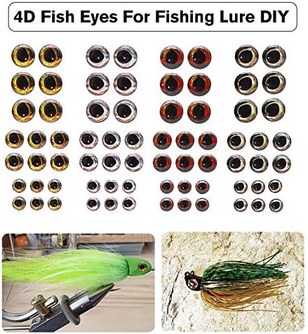 Dovesun Риболовни Примамки за очи Комплект за връзване на мухи Комплект за производство на Стръв За връзване на мухи Размери Стръв за окото A-444pcs/B-288pcs/ C-695pcs