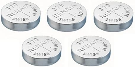 Батерия за часовник Renata швейцария производство на Tanya 379 или SR521SW ИЛИ AG0 1,5 (5 батерии, 379 или SR