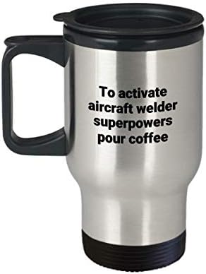 Чаша За Пътуване Заварчик На Самолета - Забавен Саркастичен Подарък Под Формата На Утайка От Чаши С Топлоизолация