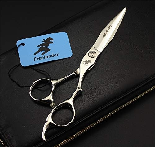 Ножица за подстригване на коса 6,5 см, дръжка от неръждаема Стомана, Салонные Фризьорски ножици с Остър нож, подходящ за фризьори, мъже и жени, за домашна употреба