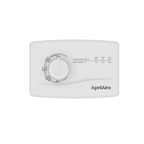 AprilAire 4655 Ръчен Регулатор овлажняване на въздуха за целия си дом, Канален или монтиран на стената, за Овлажнители