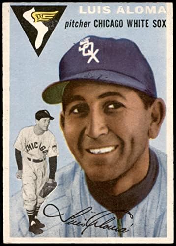 1954 Топпс # 57 Луис Aloma Чикаго Уайт Сокс (Бейзболна картичка) EX/Mount Уайт Сокс