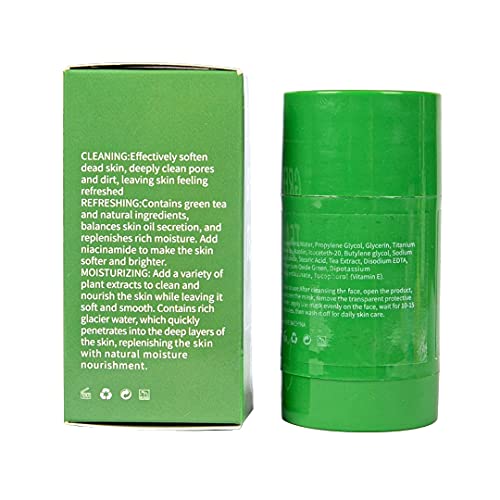 Маска за лице-стик Koozy Green Tea Mask Stick - Дълбоко почистване, Хидратиране, Освежаване на кожата, Средство