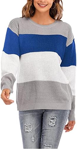 Есенни Ризи Basysin, Дълъг Студентски Пуловер за жени, Нов, Модерен и Удобен Пуловер с Широк ръкав и Волани,