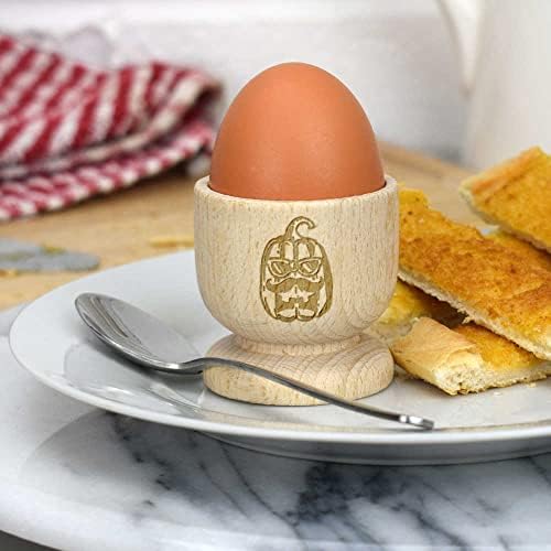 Дървена чаша за яйца Azeeda Глоба Джак-o-Фенер (EC00022115)