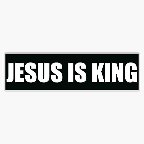 Исус е Царят на Стикер Стикер на Бронята Vinyl Стикер 5