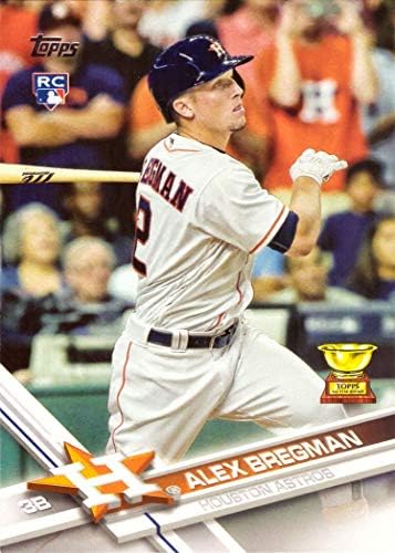 2017 Topps Baseball #341 Карта начинаещ Алекс Брегмана - 1-ва Официалната картичка начинаещ